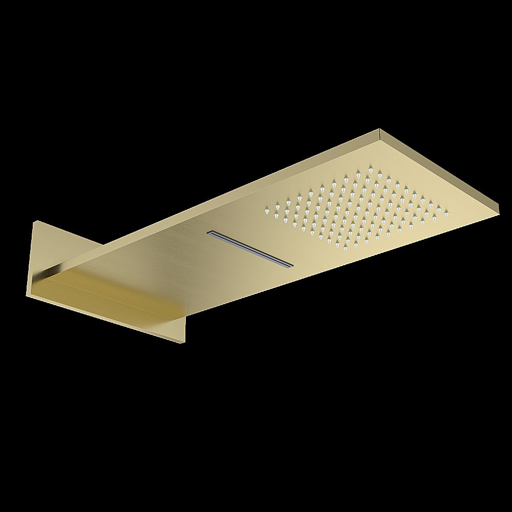 Верхний душ WONZON & WOGHAND, Брашированное золото (WW-HS101-BG) купить в интернет-магазине сантехники Sanbest