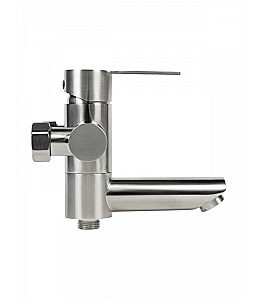 Смеситель для ванны Agger Easy A3121222 с душевым набором, сатин матовый купить в интернет-магазине сантехники Sanbest