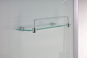 Душевая кабина Niagara Eco E80/40/MT/BK 80х80 стекло матовое/профиль матовый хром купить в интернет-магазине Sanbest