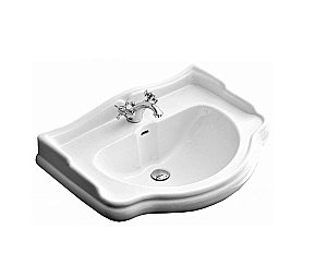 Тумба с раковиной Kerasan Retro 735140 69 орех с 1 отверстием для ванной в интернет-магазине Sanbest