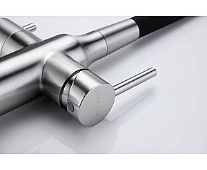 Смеситель для кухни Paulmark Salix Sa213419-BS брашированная сталь купить в интернет-магазине сантехники Sanbest