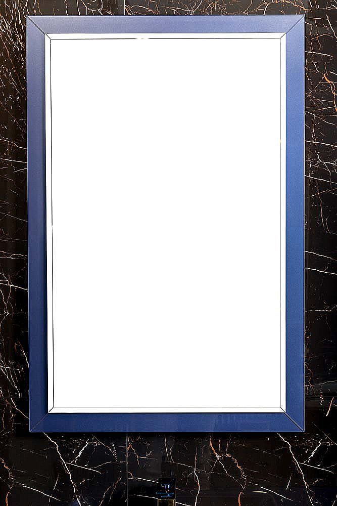 Зеркало Armadi Art Dolce 567-BL 105 насыщенный синий в ванную от интернет-магазине сантехники Sanbest
