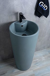 Раковина напольная Gid Autonomo 40 Nb131gm 81116 зеленый хаки купить в интернет-магазине Sanbest