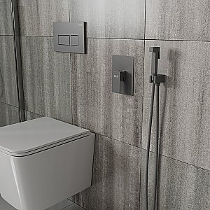 Гигиенический душ D&K Bayern.Liszt DA1515006 серый графит купить в интернет-магазине сантехники Sanbest