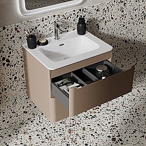 Тумба с раковиной Iddis Edifice 60 EDI60C0i95K капучино для ванной в интернет-магазине Sanbest