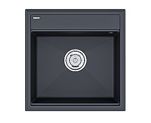 Кухонная мойка Paulmark STEPIA-500 PM115051-AN 500х510 антрацит купить в интернет-магазине сантехники Sanbest