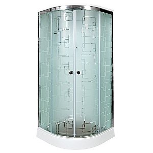 Душевая кабина DTO ЕМ1580 с пультом 80х80 купить в интернет-магазине Sanbest