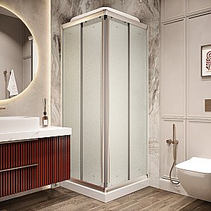 Душевая кабина Parly FQ811, ABS-пластик, матовое стекло, тропический душ купить в интернет-магазине Sanbest