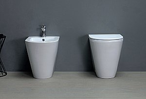 Унитаз приставной Azzurra Forma FMVCTPE00000BI белый, безободковый купить в интернет-магазине Sanbest