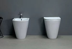 Унитаз приставной Azzurra Forma FMVCTPE00000BI белый, безободковый купить в интернет-магазине Sanbest