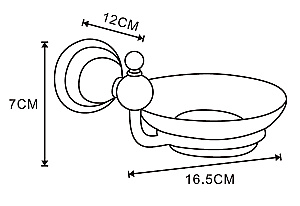 Мыльница Azario ELVIA AZ-91108G золото купить в интернет-магазине сантехники Sanbest