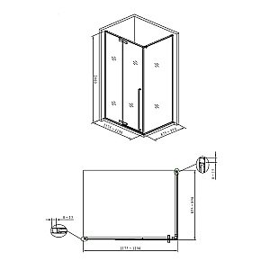 Душевой уголок Allen Brau Fantasy 3.11003.00 120x90 купить в интернет-магазине Sanbest
