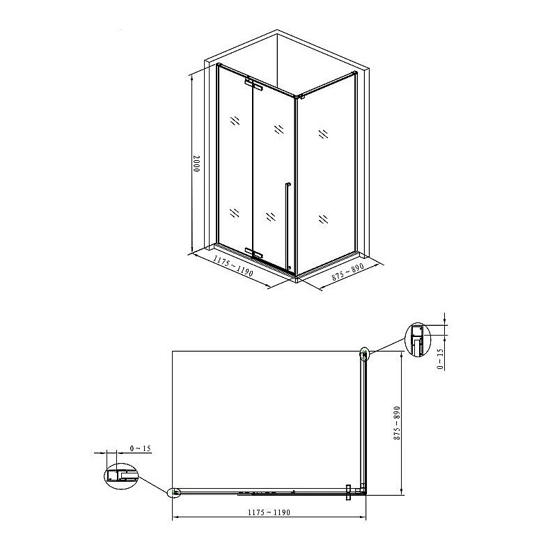 Душевой уголок Allen Brau Fantasy 3.11003.00 120x90 купить в интернет-магазине Sanbest