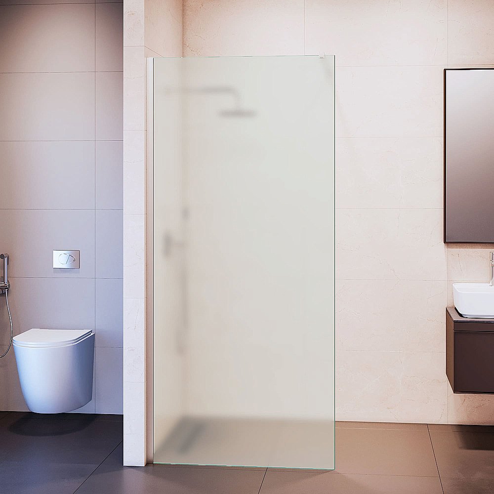 Душевая перегородка RGW Walk In WA-210 90 351021009-21 стекло матовое/профиль хром купить в интернет-магазине Sanbest