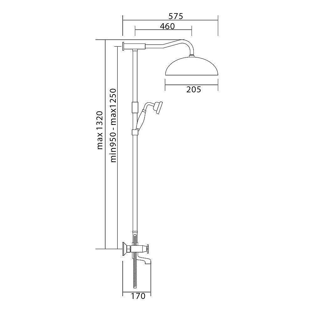 Душевая система Veragio Agatha VR.AGA-9945.CR купить в интернет-магазине сантехники Sanbest