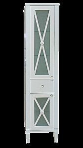 Пенал напольный Misty Анна 40,5 белый для ванной в интернет-магазине сантехники Sanbest