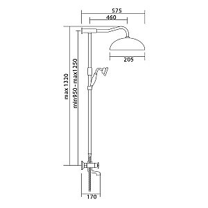 Душевая система Veragio Agatha VR.AGA-9945.CR купить в интернет-магазине сантехники Sanbest