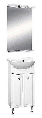 Тумба с раковиной напольная Misty Соло 40 белая для ванной в интернет-магазине Sanbest