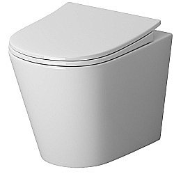 Унитаз подвесной Niagara Vista NG-9302 белый, с крышкой микролифт, безободковый купить в интернет-магазине Sanbest