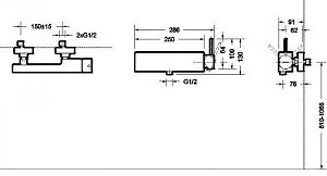 Смеситель для душа Bravat ARC F96061K-01-ENG купить в интернет-магазине сантехники Sanbest