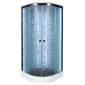 Душевая кабина DTO ЕМ1510 LED 100х100 купить в интернет-магазине Sanbest