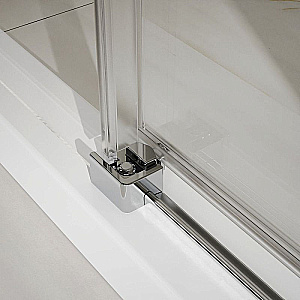 Душевая дверь Azario Bern 150 AZ-733-150-BGL-CL стекло прозрачное/профиль брашированное золото купить в интернет-магазине Sanbest