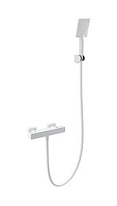 Смеситель для душа с термостатом WONZON & WOGHAND WW-B2026-A-MW белый матовый купить в интернет-магазине сантехники Sanbest