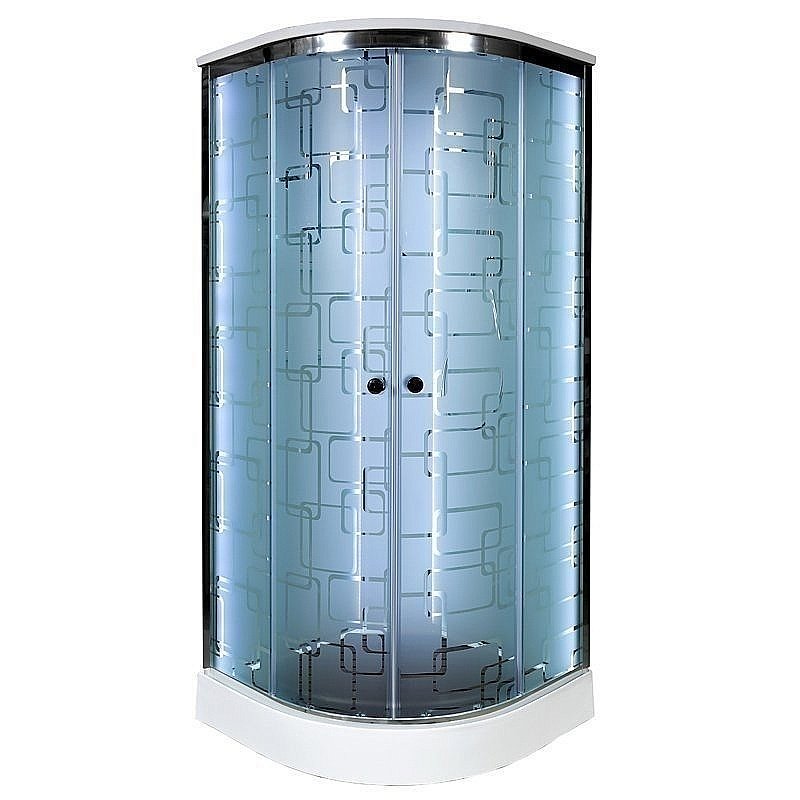 Душевая кабина DTO ЕМ1510 LED 100х100 купить в интернет-магазине Sanbest