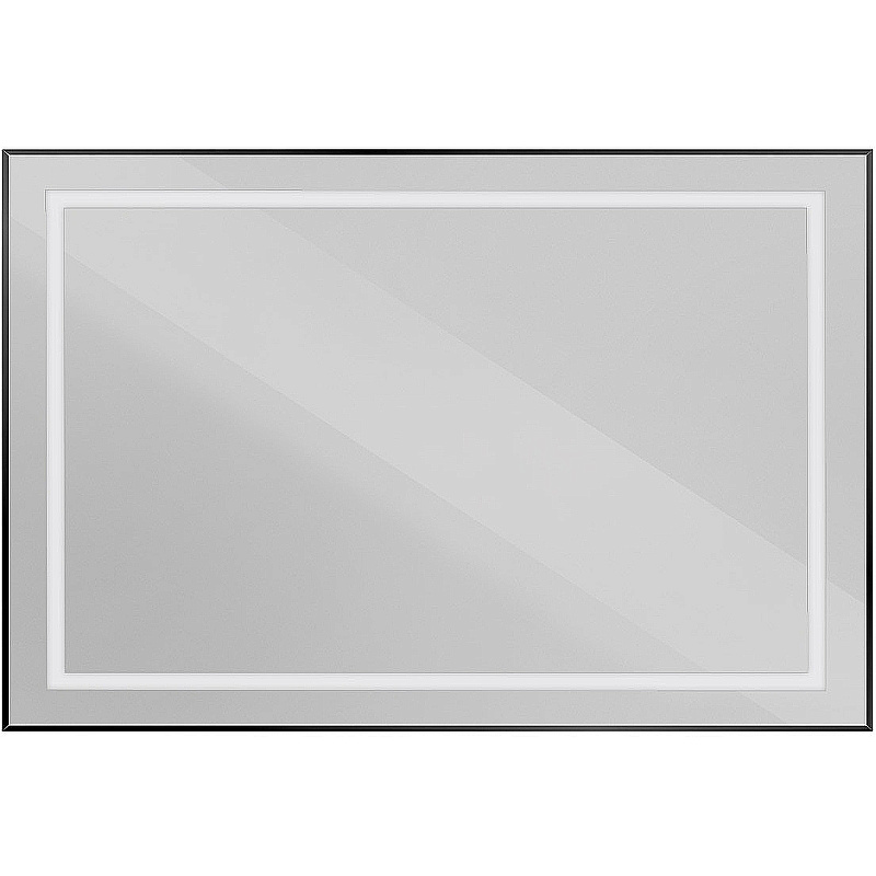 Зеркало BelBagno Kraft SPC-KRAFT-1200-800-SENS-NERO черный в ванную от интернет-магазине сантехники Sanbest