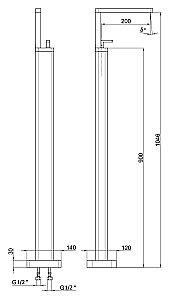 Смеситель для раковины Webert Living купить в интернет-магазине сантехники Sanbest