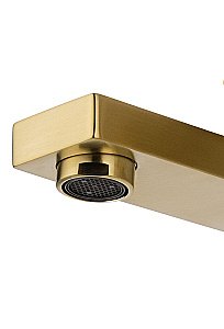Смеситель для ванны с душем WONZON & WOGHAND CUBE, Брашированное золото (WW-88639016- BG) купить в интернет-магазине сантехники Sanbest