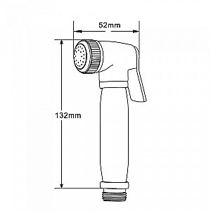 Гигиенический душ Orange HS004cr хром купить в интернет-магазине сантехники Sanbest