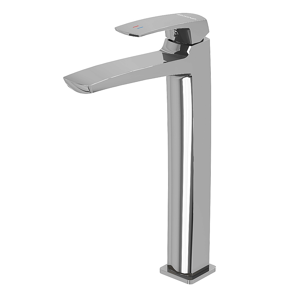 Смеситель для раковины высокий Grossman Mercury 520.K35.10.100 хром глянцевый купить в интернет-магазине сантехники Sanbest