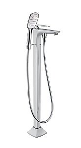 Смеситель для ванны Timo Helmi 4000/00-16Y-CR хром,белый купить в интернет-магазине сантехники Sanbest