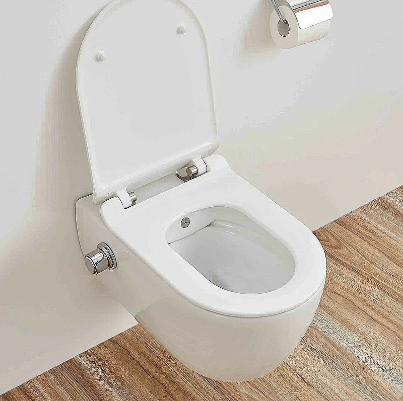 Унитаз SSWW CT2039V-B белый безободковый, с крышкой микролифт, функцией биде купить в интернет-магазине Sanbest