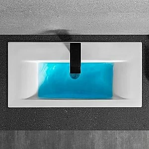 Раковина CeramaLux N 81,5 9393-80 белая купить в интернет-магазине Sanbest