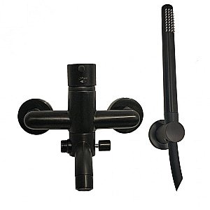 Смеситель для ванны PAINI Cox 78PZ100 черный матовый купить в интернет-магазине сантехники Sanbest