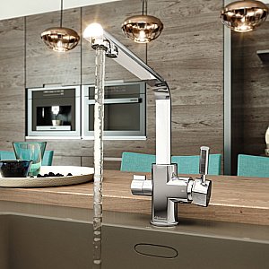 Смеситель для кухни Elghansa Kitchen Pure Water 5604632 хром купить в интернет-магазине сантехники Sanbest