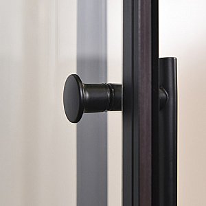 Душевая кабина Esbano Elegancia ESB-90CR 90x90 стекло прозрачное/профиль черный купить в интернет-магазине Sanbest