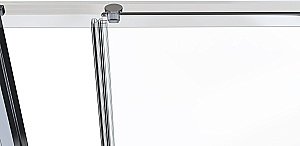 Душевой уголок Allen Brau Fantasy 2.0 3.11008.00+3.11013.00 140х90 стекло прозрачное/профиль хром купить в интернет-магазине Sanbest