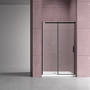 Душевая дверь Vincea DICE VDS-4D120CLB 120 черный/прозрачная купить в интернет-магазине Sanbest