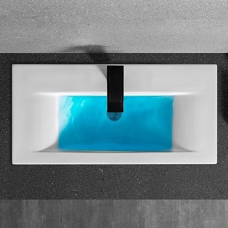 Раковина CeramaLux N 81,5 9393-80 белая купить в интернет-магазине Sanbest
