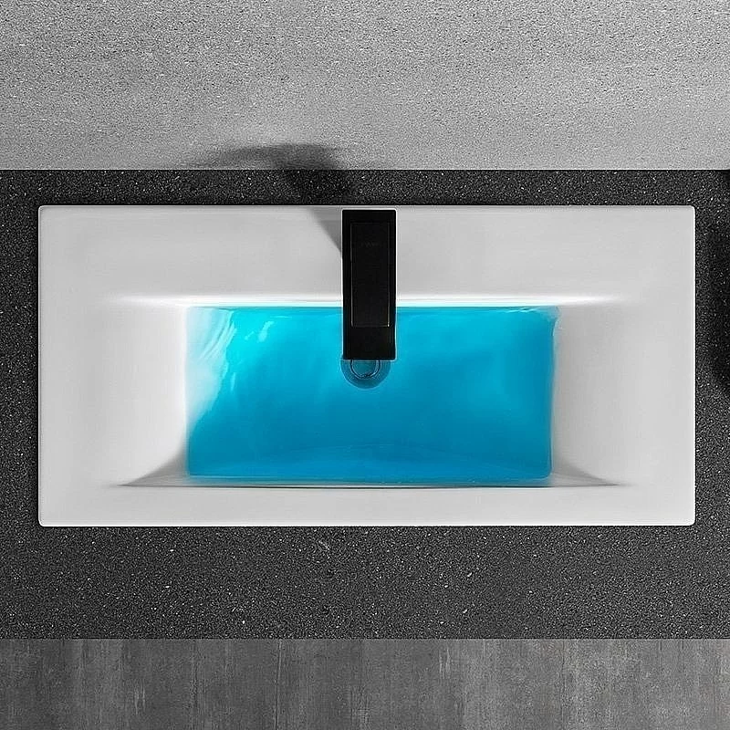Раковина CeramaLux N 81,5 9393-80 белая купить в интернет-магазине Sanbest
