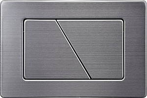 Кнопка смыва Cezares DUET CZR-210H-GM оружейная сталь купить в интернет-магазине сантехники Sanbest