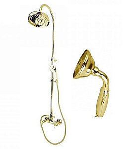 Душевая система Cezares LORD-CD-03/24-M Золото 24 карат/ручки Золото 24 карат купить в интернет-магазине сантехники Sanbest