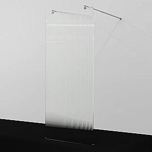 Душевое ограждение WasserKRAFT Vechte 60W46-FL 110 фиксатор серебристый/стекло рифленое купить в интернет-магазине Sanbest