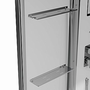 Душевая кабина Black&White Galaxy G8890 160х85 889000 стекло прозрачное/прфиль хром купить в интернет-магазине Sanbest