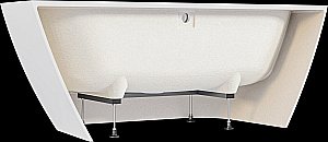 Ванна BAS Палермо 168х80,5 ВА00024 белая купить в интернет-магазине Sanbest