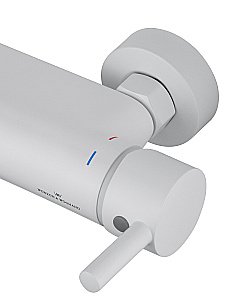 Смеситель для душа с встроенным изливом WONZON & WOGHAND MUSE Corno, Белый матовый (WW-A30902-MW) купить в интернет-магазине сантехники Sanbest