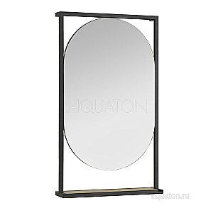 Зеркало Акватон Лофт Фабрик 50 темное дерево в ванную от интернет-магазине сантехники Sanbest